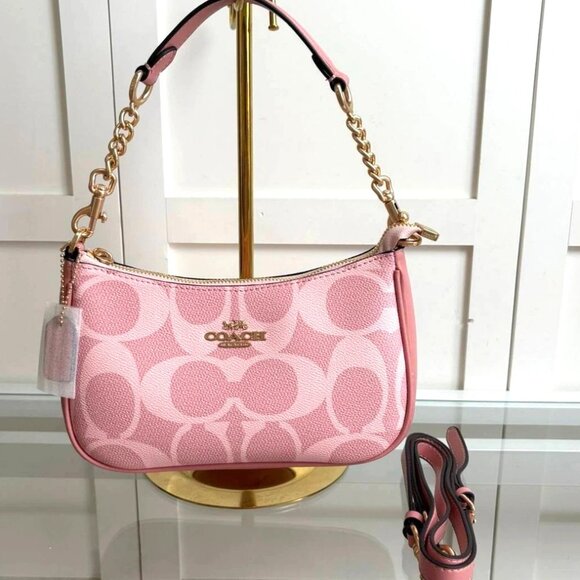 COACH Teri Shoulder Bag In Signature Canvas